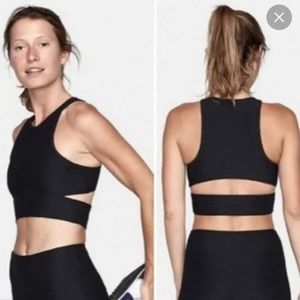 Outdoor Voices Black Crop Top